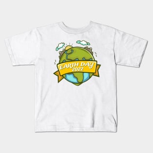 earth day 2022 Kids T-Shirt